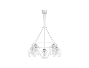 Lampa Wisząca DON WHITE 5xE27 MLP744 Milagro