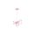 Lampa Wiszaca EMMA PINK 1xE27 MLP1039 Milagro