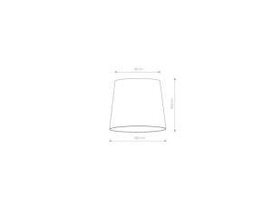 Klosz CAMELEON CONE L WHITE 8408 Nowodvorski
