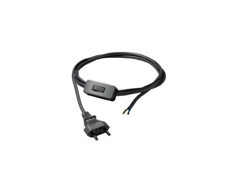 Przewód z włącznikiem czarny 150cm CAMELEON CABLE SWITCH BLACK 8611 Nowodvorski
