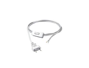 Przewód z włącznikiem biały 150cm CAMELEON CABLE SWITCH WHITE 8612 Nowodvorski