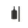 Przewód z oprawką czarny 500cm CAMELEON CABLE E27 5M BLACK 8664 Nowodvorski