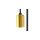 Przewód z oprawką 700cm CAMELEON CABLE E27 7 M BLACK/BRASS 8660 Nowodvorski