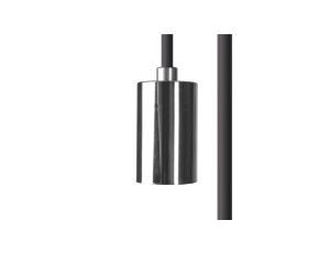 Przewód z oprawką 700cm CAMELEON CABLE E27 7 M BLACK/CHROME 8651 Nowodvorski