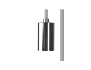 Przewód z oprawką 350cm CAMELEON CABLE E27 3,5 M WHITE/CHROME 8645 Nowodvorski