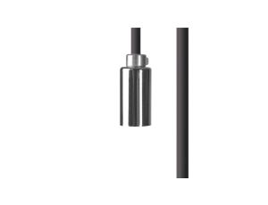 Przewód z oprawką 250cm CAMELEON CABLE G9 2,5 M BLACK/CHROME 8598 Nowodvorski