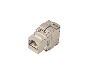 Gniazdo keystone RJ45 STP kat. 6 beznarzędziowe ekranowane Q-LANTEC MKB-S6-1