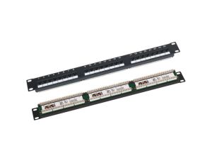 Patch panel 1U/19 cali UTP nieekranowany 24 porty kat. 6 złącza LSA PK-U6-1