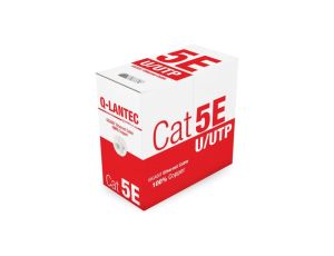 Kabel teleinformatyczny U/UTP kat.5e PVC Eca szary Q-LANTEC /305m/