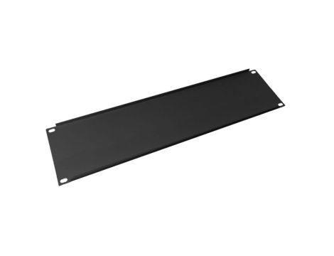 Zaślepka 19 3U metalowa, czarna SA-Z-19-3U-C