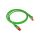 Patch-cord F/UTP kat.6 PVC 0.25m zielony KKS6ZIE0.25