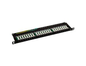 Patch panel OPTIMUM UTP kat.6 24 porty LSA 0.5U PK029