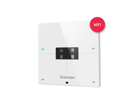 GRENTON SMART PANEL 4B WiFi, OLED, white, WSP-204-W-02