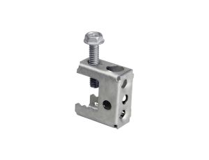 Zacisk metalowy CMV z gwintami M6 i otworami 6,3mm, grubość belki 16mm /opak. = 50 szt./ (96CMV) CELO