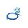 ALANTEC-Patch-cord U/UTP kat5e PVC 0.25m niebieski