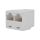 Rozdzielacz telefoniczny RJ45 8P8C 1 gniazdo / 2 gniazda kat.3