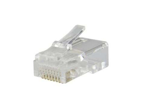 Wtyk modularny RJ45 8P8C kat.5e nieekranowany UTP linka WORECZEK 10szt NEKU