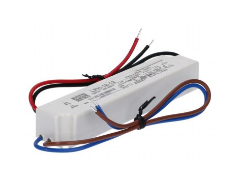 Zasilacz herm. MeanWell 12V 18W LPH