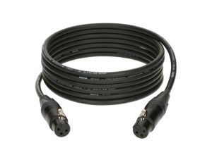 KLOTZ Kabel mikrofonowy adapter XLR 3-pin (gniazdo / gniazdo) na złączach Neutrik 2m