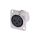NEUTRIK Gniazdo tablicowe panelowe mikrofonowe XLR (3-pin) posrebrzane NC3FD-L-1