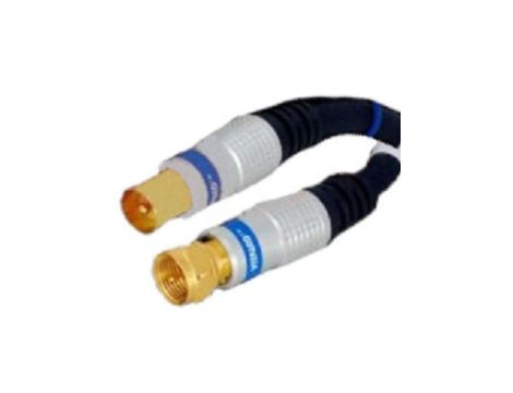 VITALCO AK60 Kabel antenowy SAT TV F (wtyk) / IEC (wtyk) 1,5m