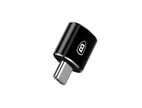 BASEUS Adapter OTG Przejściówka USB 2.0 A / typ-C (gniazdo / wtyk) 2.4A