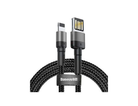 BASEUS Kabel USB 2.0 A / Lightning 8-pin (wtyk / wtyk) czarny 2m