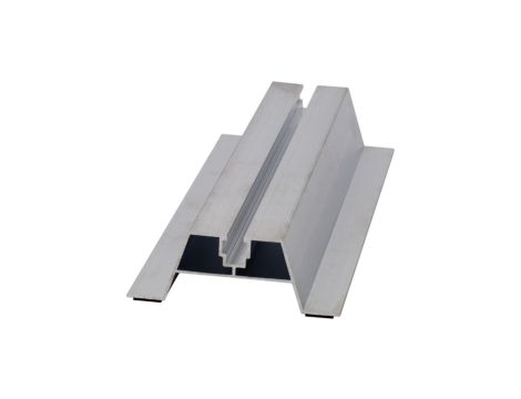 Uchwyt mostek trapezowy aluminiowy szyna montażowa 300x115x40mm do paneli PV