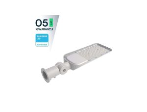 Oprawa Uliczna LED 70W 7500lm 6500K Diody SAMSUNG IP65 Szara 5 Lat Gwarancji Regulowany uchwyt 20439