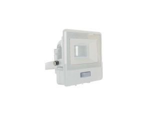 Projektor LED z czujnikiem ruchu 10W 735lm 6500K Dioda SAMSUNG IP65 Biały 5 Lat Gwarancji 20270