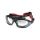 Okulary ochronne UV gogle budowlane 2w1z etui INDUSTRY