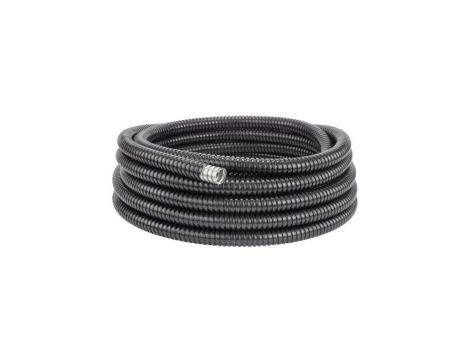 Peszel ochronny metalowy Anaconda Multitite roz.25 26/21,2mm rura karbowana elastyczna FCC w powłoce PVC 1250N UV IP67czarny 25m