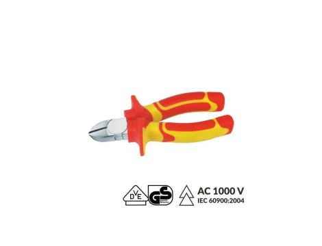 Szczypce boczne elektrotechniczne 160mm VDE 1000V n-vde06