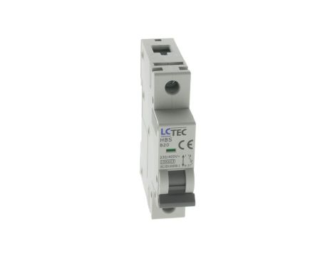 Wyłącznik nadprądowy HBS 1P 1M 1F B 20A 10kA