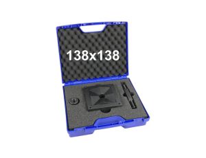 Wycinak kwadratowy do otworów w stali 138x138 mm / Otwornica do blachy 138x138mm / ENERGOTYTAN WK138