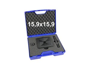 Wycinak kwadratowy do otworów w stali 15,9x15,9 mm / Otwornica do blachy 15,9x15,9mm / ENERGOTYTAN WK15,9