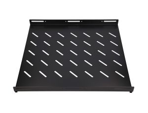 Półka 19, 602 x 472mm, mocowana punktowo, do szaf o głębokości 800mm Extralink 1U 600mm Czarna
