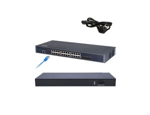 Switch 24x RJ45 1000Mb/s, 4x SFP+, L3, zarządzalny Extralink Chiron