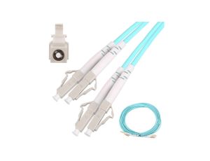 Patchcord Wielomodowy, OM3, Duplex, 3mm, 1m Extralink LC/UPC-LC/UPC