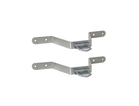 Uchwyt masztu 150mm, z cybantami M8, stal, ocynk Extralink K150