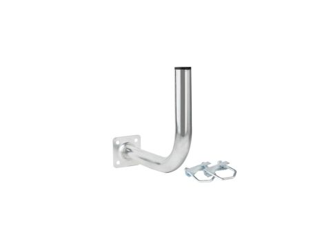 Uchwyt balkonowy 300mm, z cybantami M8, stal, ocynk Extralink L300