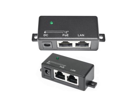 PoE Injector 1x 100Mb/s RJ45, Kostka Extralink 1 Portowy