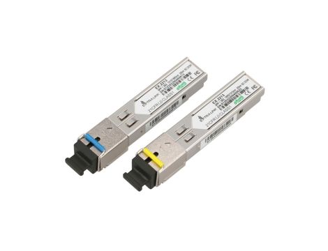 Moduł SFP WDM 1,25Gbps, 1310/1550nm, single mode, 20km, SC, DOM, para Extralink SFP 1.25G