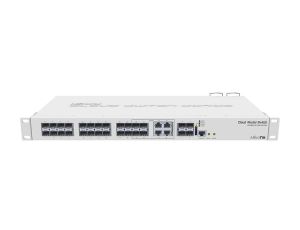 Switch 24x SFP, 4x SFP+, 4x RJ45 1000Mb/s MikroTik CRS328-4C-20S-4S+RM