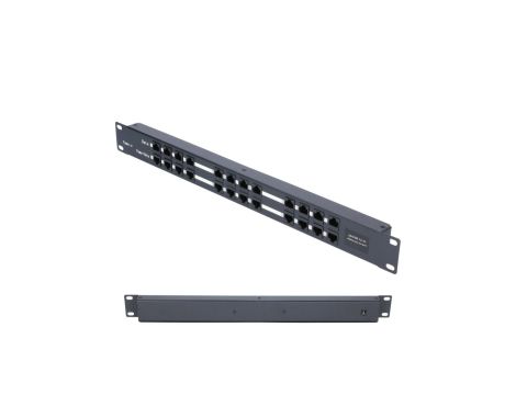 PoE Injector 12x 100Mb/s RJ45, Obudowa Rack Extralink 12 Portowy