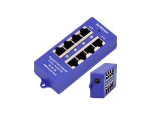 Gigabit PoE Injector 4x 1000Mb/s RJ45 Extralink 4 Portowy