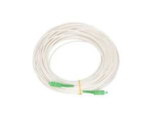 Patchcord LSZH, Jednomodowy, Simplex, G.657A1, 3mm, 30m, biały Extralink SC/APC-SC/APC