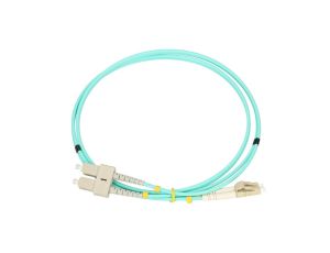 Patchcord Wielomodowy, OM3, Duplex, 3mm, 1m Extralink LC/UPC-SC/UPC