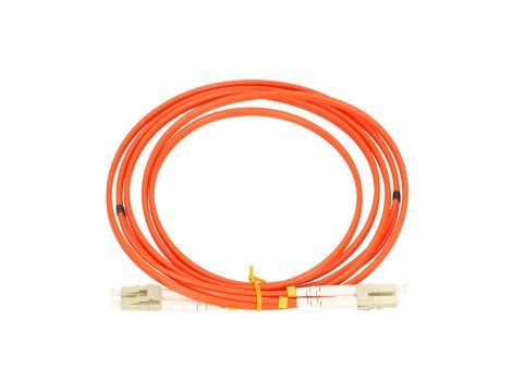 Patchcord Wielomodowy, Duplex, 50/125um, 3mm, 2m Extralink LC/UPC-LC/UPC