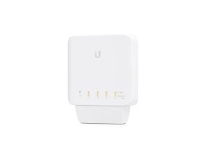 Switch UniFi, 5x RJ45 1000Mb/s, 1x PoE In, 4x PoE Out, 46W Ubiquiti USW-FLEX